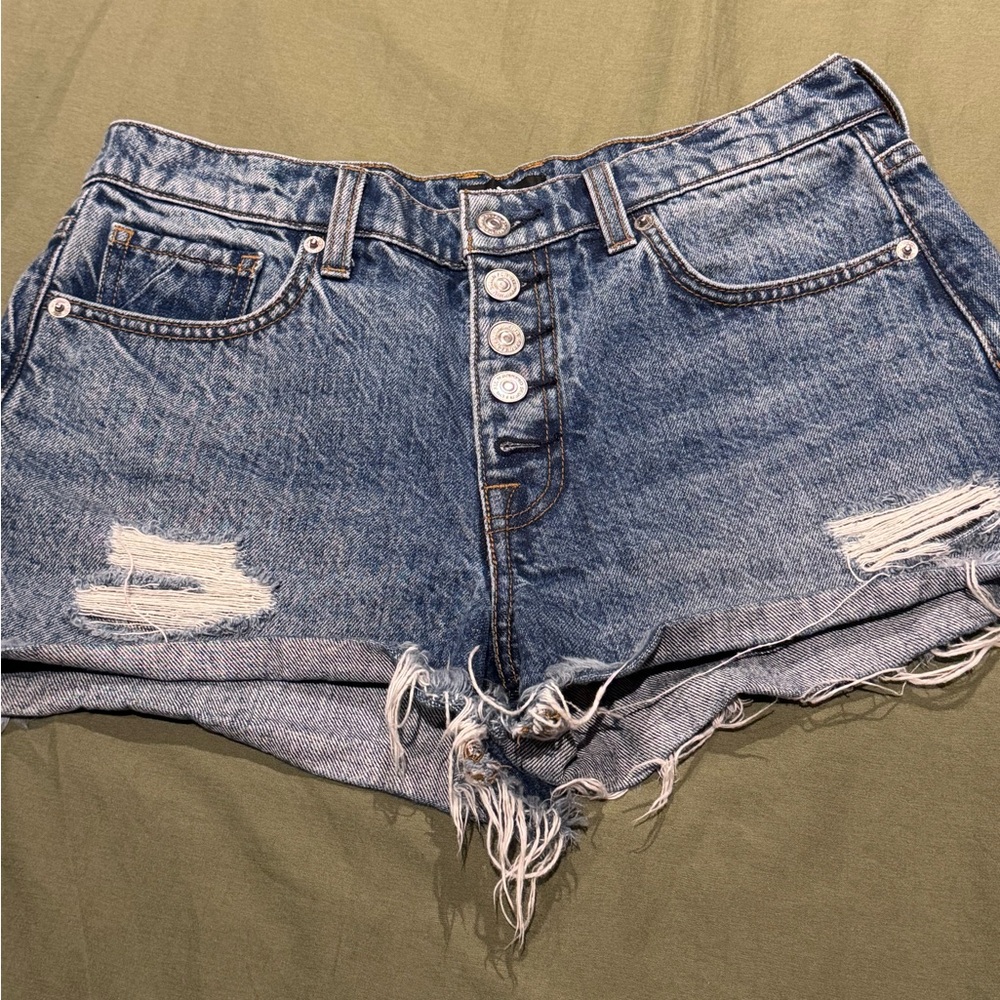 7 For All Mankind Jess Cutoff Denim  Shorts - Sz 27